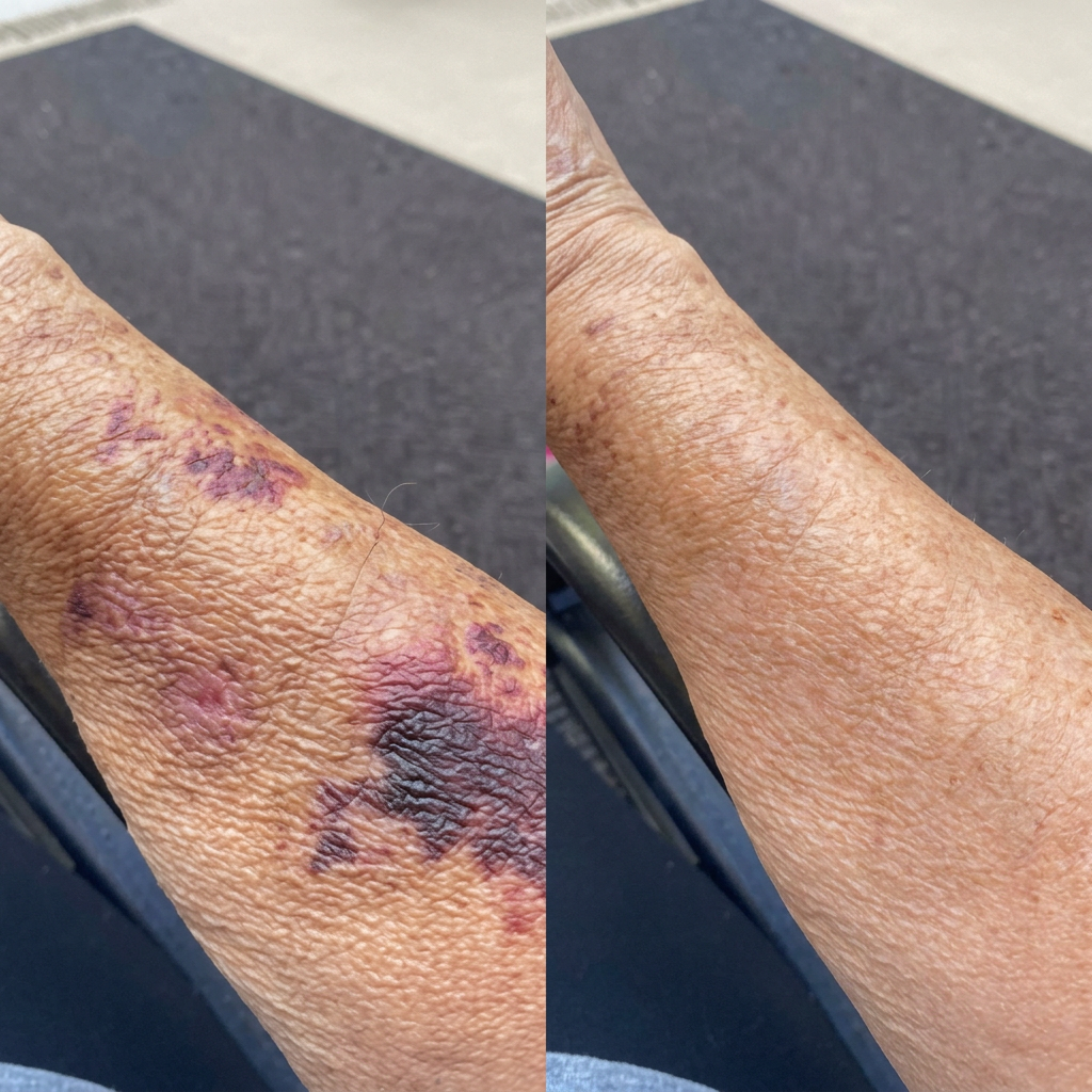 Before and after results — Theresa M.