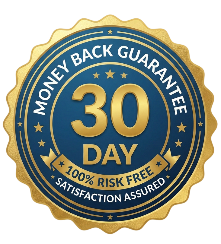 30 Day Money Back Guarantee