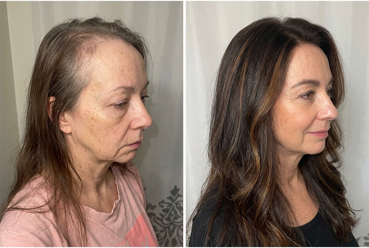 Sandra K. before and after